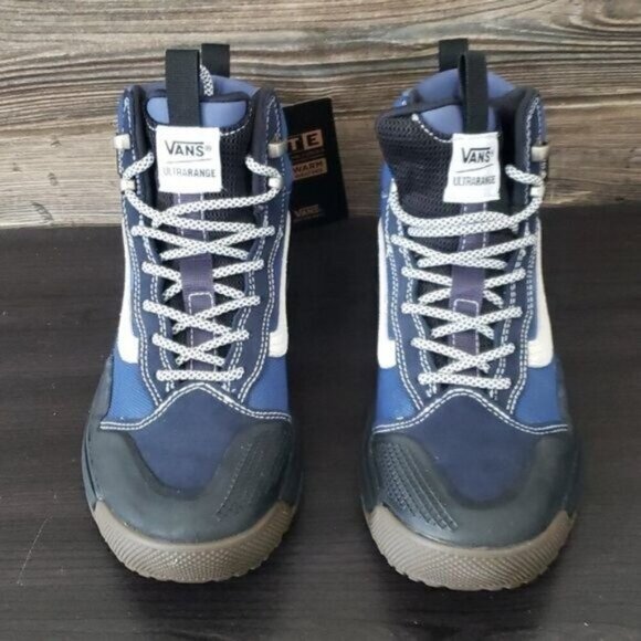 New Vans Ultrarange Exo HI Gortex Waterproof Navy Blue Black Ankle Boots Shoes - Picture 4 of 13